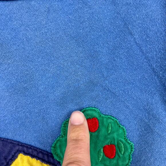 Mini Boden Fairy Tale Applique Three Bears Sweatshirt Blue 12-18 Months - Picture 7 of 7